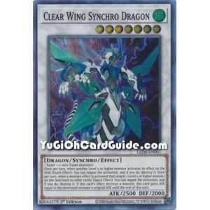 Clear Wing Synchro Dragon (Super Rare) – Legendary Duelists 8 Synchro Strom | Carta YUGIOH en México
