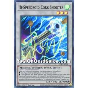 Hi-Speedroid Cork Shooter (Ultra Rare) – Legendary Duelists 8 Synchro Strom | Carta YUGIOH en México