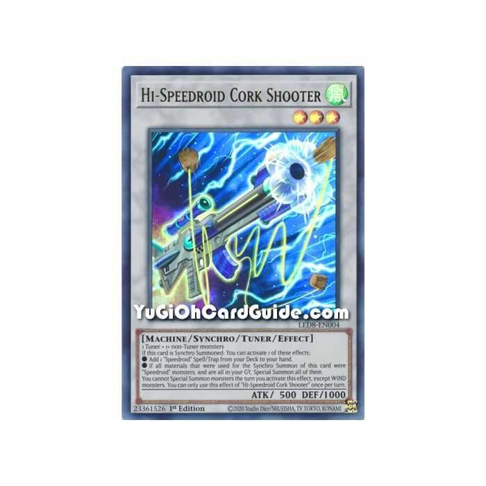 Hi-Speedroid Cork Shooter (Ultra Rare) – Legendary Duelists 8 Synchro Strom | Carta YUGIOH en México