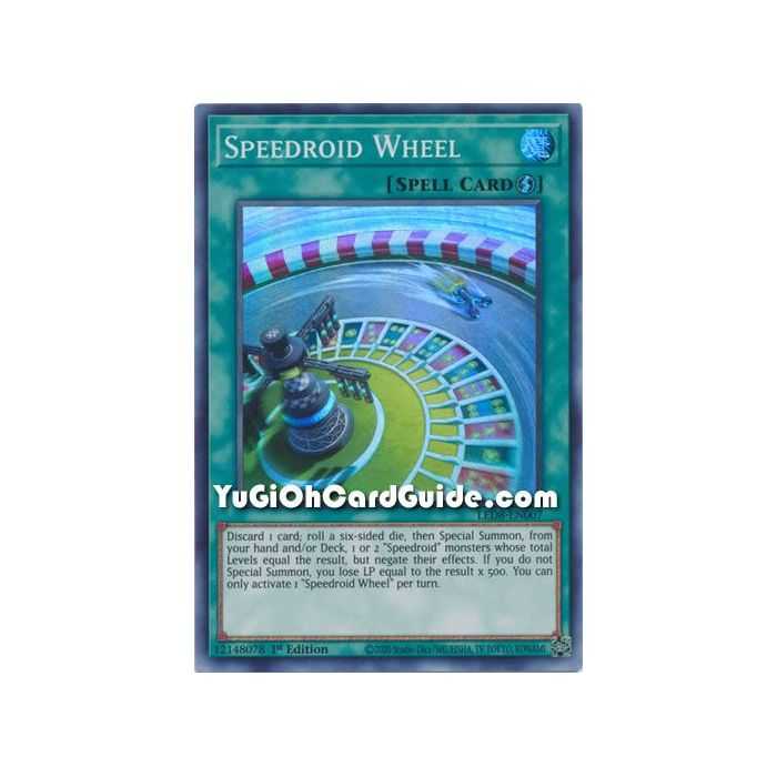 Speedroid Wheel (Super Rare) – Legendary Duelists 8 Synchro Strom | Carta YUGIOH en México