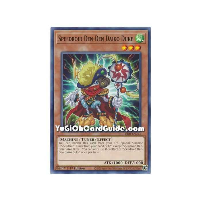 Speedroid Den - Den Daiko Duke (Common) – Legendary Duelists 8 Synchro Strom | Carta YUGIOH en México