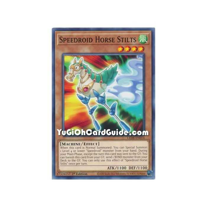 Speedroid Horse Stilts (Common) – Legendary Duelists 8 Synchro Strom | Carta YUGIOH en México