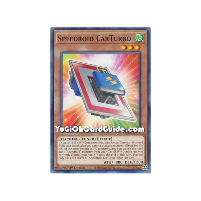 Speedroid CarTurbo (Common) – Legendary Duelists 8 Synchro Strom | Carta YUGIOH en México