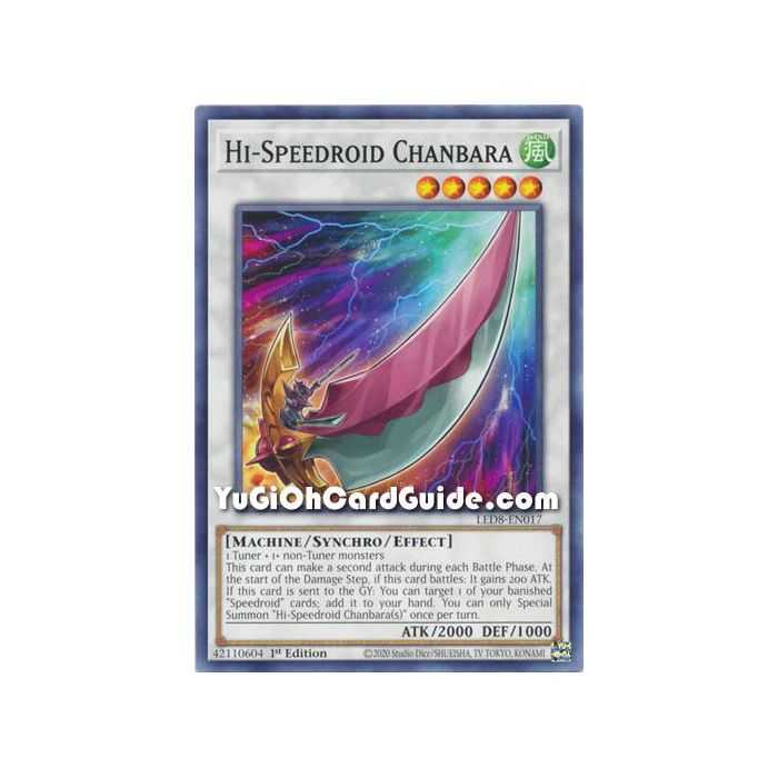 Hi-Speedroid Chanbara (Common) – Legendary Duelists 8 Synchro Strom | Carta YUGIOH en México