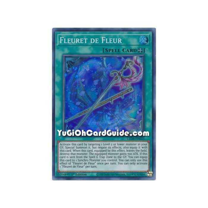 Fleuret de Fleur (Super Rare) – Legendary Duelists 8 Synchro Strom | Carta YUGIOH en México