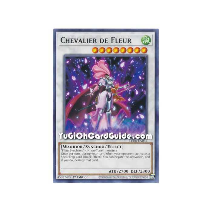 Chevalier de Fleur (Rare) – Legendary Duelists 8 Synchro Strom | Carta YUGIOH en México