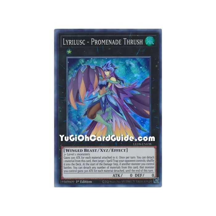 Lyrilusc - Promenade Thrush (Super Rare) – Legendary Duelists 8 Synchro Strom | Carta YUGIOH en México