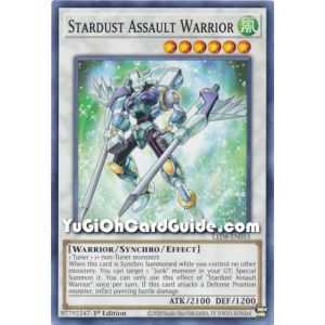 Stardust Assault Warrior (Common) – Legendary Duelists 8 Synchro Strom | Carta YUGIOH en México