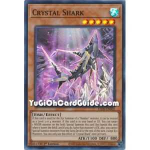 Crystal Shark (Super Rare) – Legendary Duelist Duels From the Deep | Carta YUGIOH en México