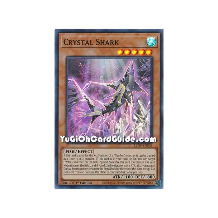 Crystal Shark (Super Rare) – Legendary Duelist Duels From the Deep | Carta YUGIOH en México