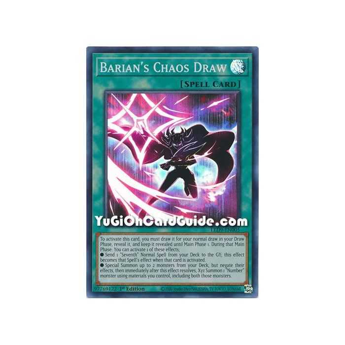 Barian´s Chaos Draw (Super Rare) – Legendary Duelist Duels From the Deep | Carta YUGIOH en México