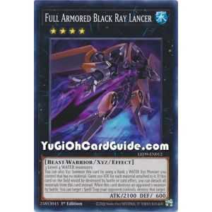 Full Armored Black Ray Lancer (Common) – Legendary Duelist Duels From the Deep | Carta YUGIOH en México