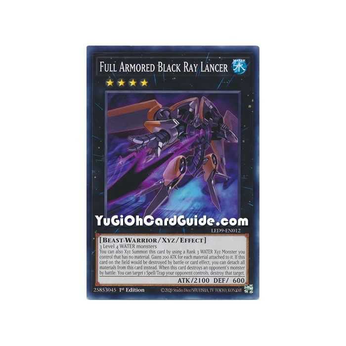 Full Armored Black Ray Lancer (Common) – Legendary Duelist Duels From the Deep | Carta YUGIOH en México