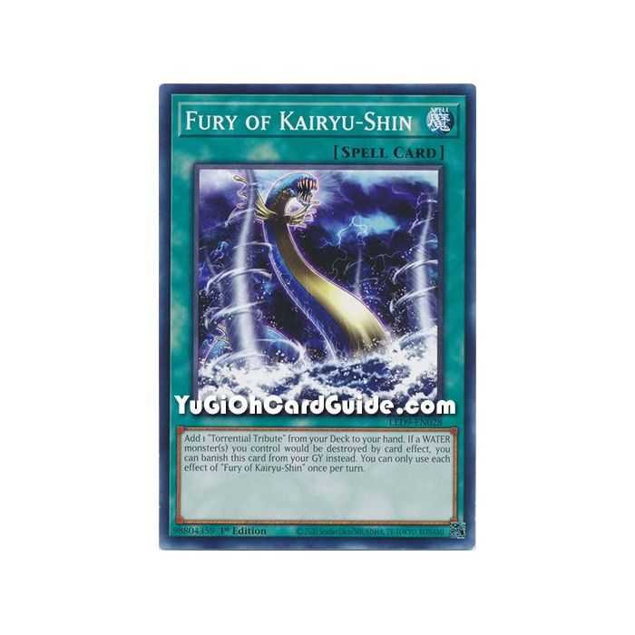 Fury of Kairyu-Shin (Common) – Legendary Duelist Duels From the Deep | Carta YUGIOH en México