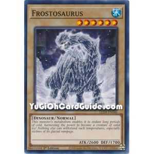 Frostosaurus (Common) – Legendary Duelist Duels From the Deep | Carta YUGIOH en México