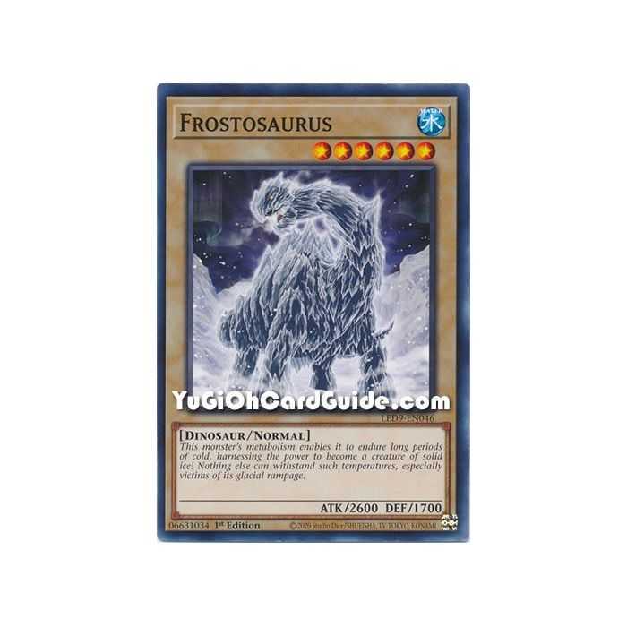 Frostosaurus (Common) – Legendary Duelist Duels From the Deep | Carta YUGIOH en México
