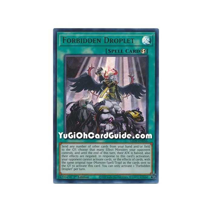 Forbidden Droplet (Ultra Rare) – Legendary Duelist Duels From the Deep | Carta YUGIOH en México