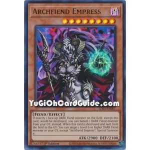Archfiend Empress (Ultra Rare) – Legendary Duelists Season 3 | Carta YUGIOH en México