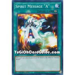 Spirit Message "A""(Common) – Legendary Duelists Season 3 | Carta YUGIOH en México