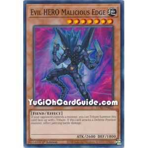 Evil HERO Malicious Edge (Common) – Legendary Duelists Season 3 | Carta YUGIOH en México