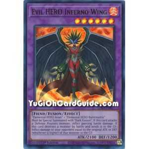 Evil HERO Inferno Wing (Ultra Rare) – Legendary Duelists Season 3 | Carta YUGIOH en México