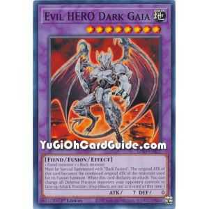 Evil HERO Dark Gaia (Common) – Legendary Duelists Season 3 | Carta YUGIOH en México