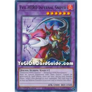 Evil HERO Infernal Sniper (Common) – Legendary Duelists Season 3 | Carta YUGIOH en México