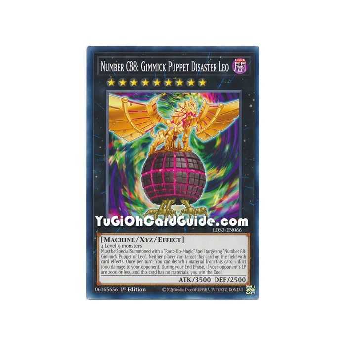 Number C88: Gimmick Puppet Disaster Leo (Common) – Legendary Duelists Season 3 | Carta YUGIOH en México