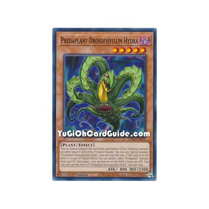Predaplant Drosophyllum Hydra (Common) – Legendary Duelists Season 3 | Carta YUGIOH en México