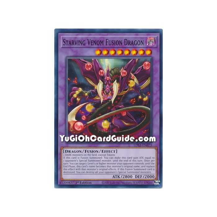 Starving Venom Fusion Dragon (Common) – Legendary Duelists Season 3 | Carta YUGIOH en México