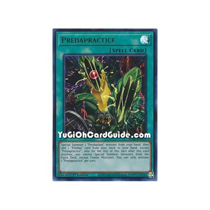 Predapractice  (Ultra Rare) – Legendary Duelists Season 3 | Carta YUGIOH en México