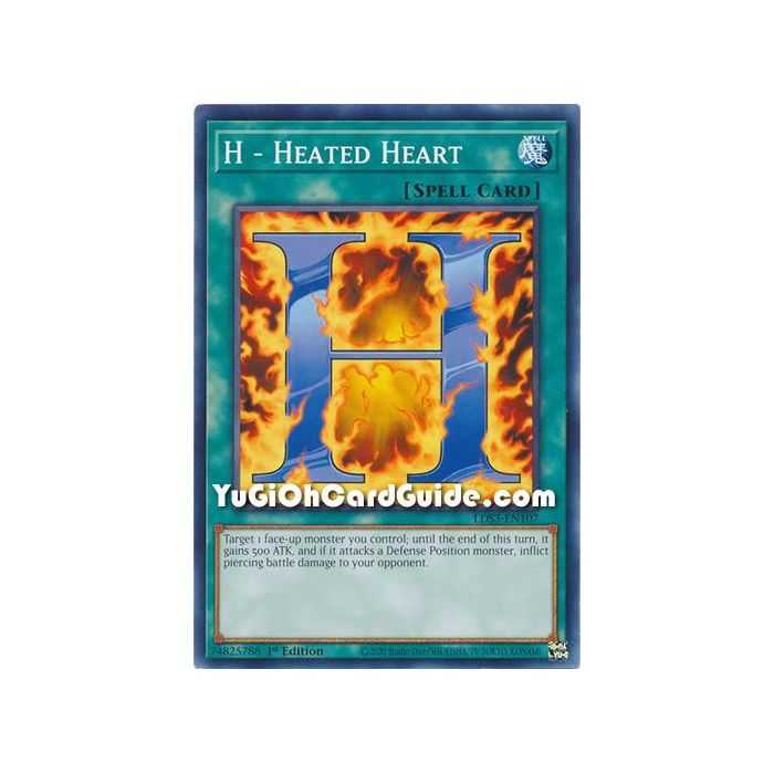 H - Heated Heart (Common) – Legendary Duelists Season 3 | Carta YUGIOH en México
