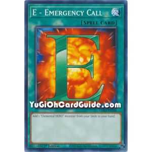 E - Emergency Call (Common) – Legendary Duelists Season 3 | Carta YUGIOH en México