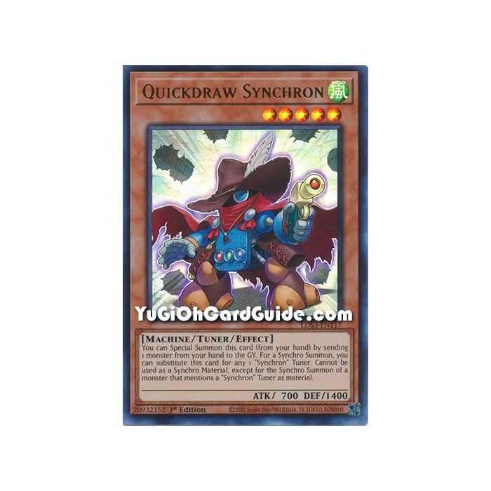 Quickdraw Synchron (Ultra Rare) – Legendary Duelists Season 3 | Carta YUGIOH en México