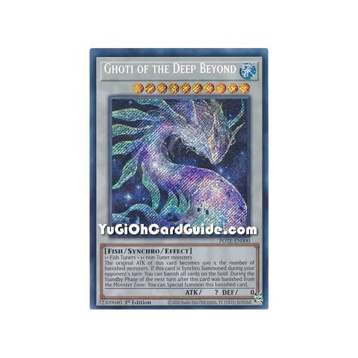 Ghoti of the Deep Beyond (Secret Rare) – Power of the Elements | Carta YUGIOH en México