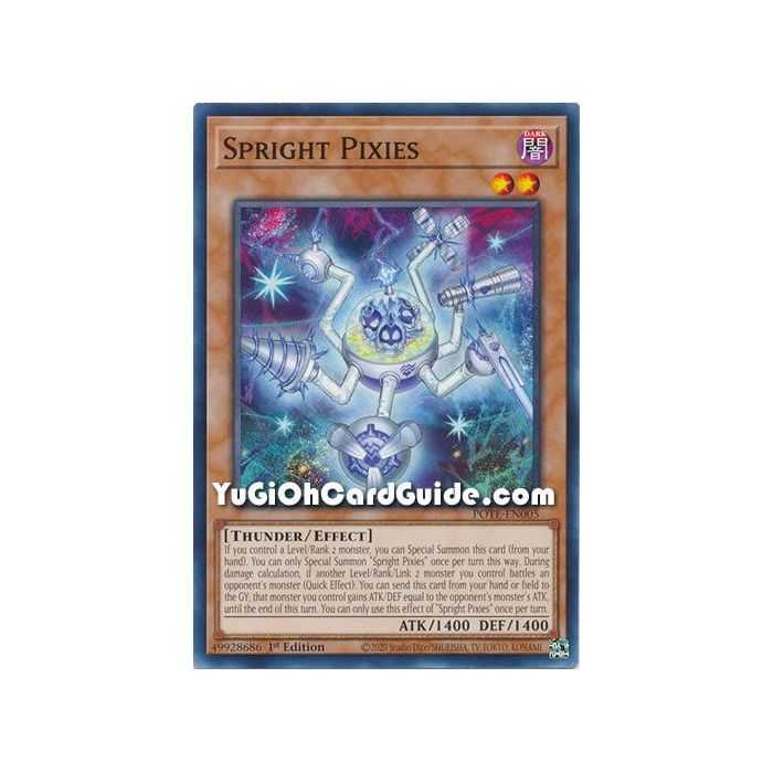 Spright Pixies (Common) – Power of the Elements | Carta YUGIOH en México