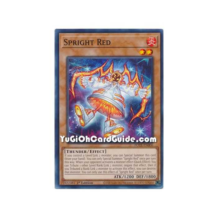 Spright Red (Common) – Power of the Elements | Carta YUGIOH en México