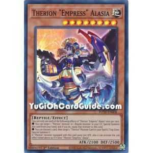 Therion "Empress" Alasia (Super Rare) – Power of the Elements | Carta YUGIOH en México