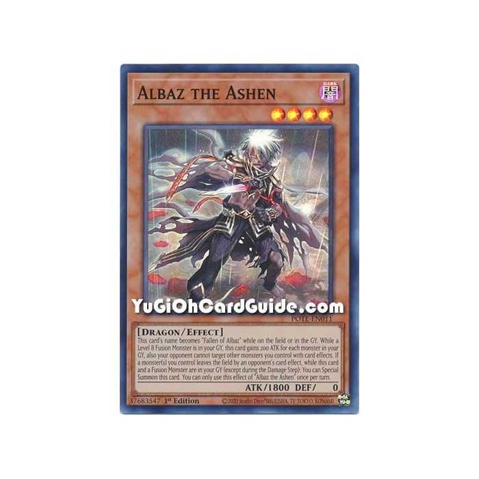 Albaz the Ashen (Super Rare) – Power of the Elements | Carta YUGIOH en México
