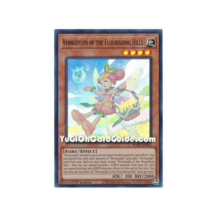 Vernusylph of the Flourishing Hills (Ultra Rare) – Power of the Elements | Carta YUGIOH en México