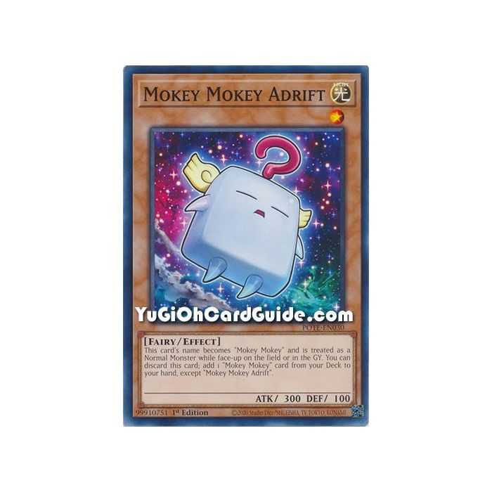 Mokey Mokey Adrift (Common) – Power of the Elements | Carta YUGIOH en México