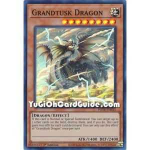 Grandtusk Dragon (Super Rare) – Power of the Elements | Carta YUGIOH en México