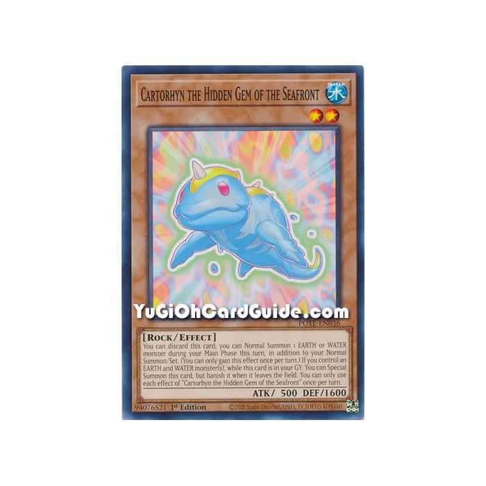 Cartorhyn the Hidden Gem of the Seafront (Common) – Power of the Elements | Carta YUGIOH en México