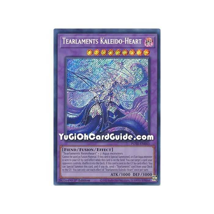 Tearlaments Kaleido-Heart (Secret Rare) – Power of the Elements | Carta YUGIOH en México