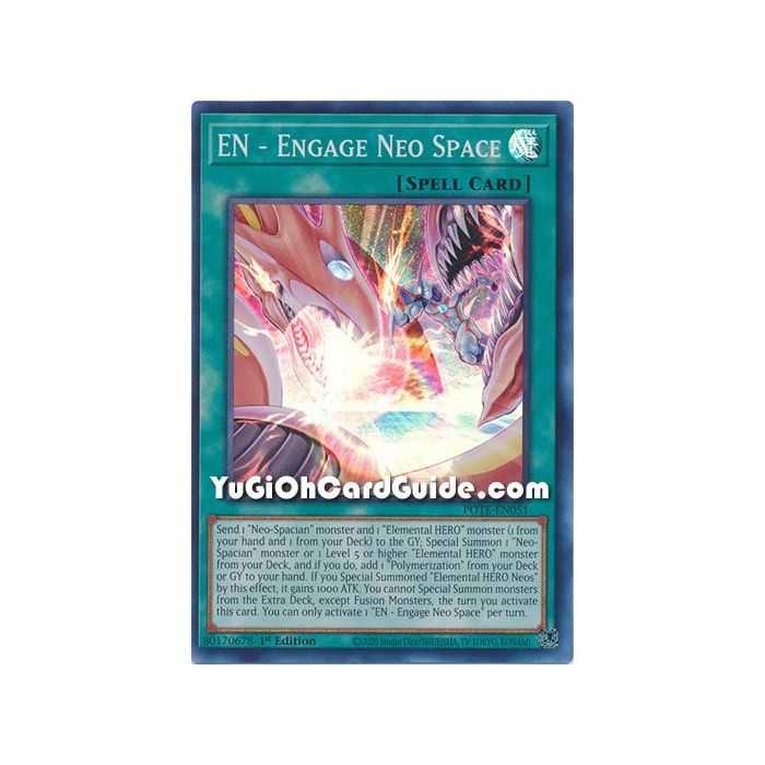EN - Engage Neo Space (Super Rare) – Power of the Elements | Carta YUGIOH en México