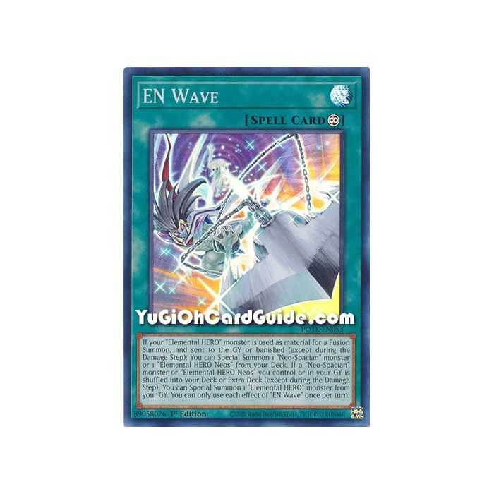 EN Wave (Super Rare) – Power of the Elements | Carta YUGIOH en México
