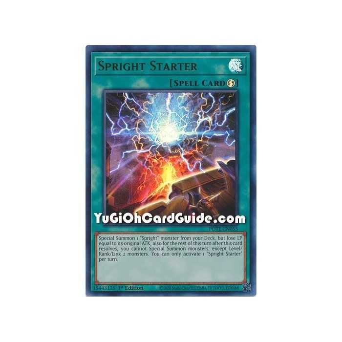 Spright Starter (Ultra Rare) – Power of the Elements | Carta YUGIOH en México