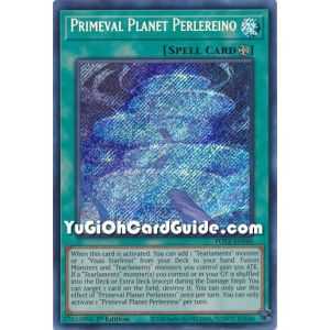 Primeval Planet Perlereino (Secret Rare) – Power of the Elements | Carta YUGIOH en México