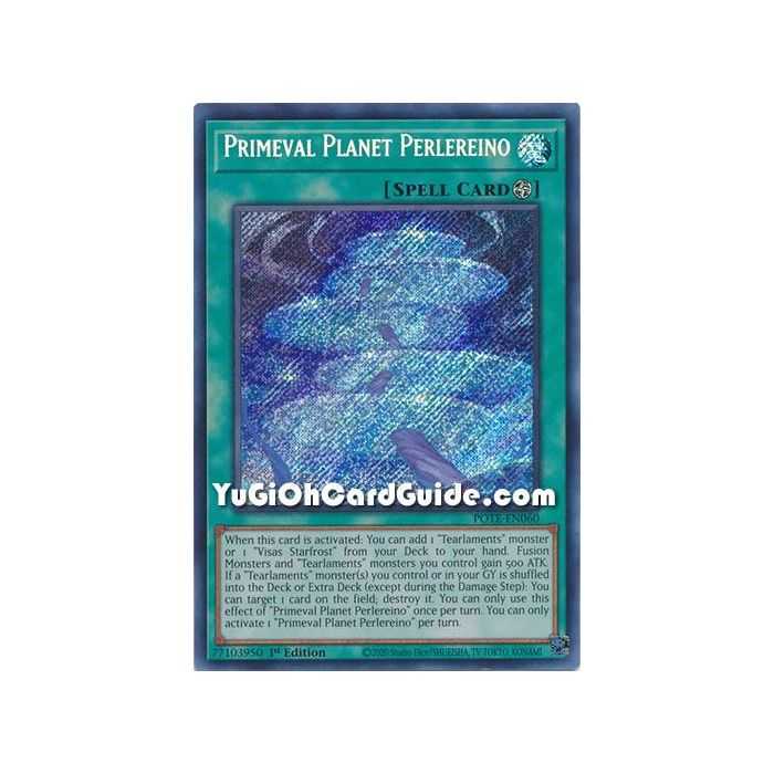 Primeval Planet Perlereino (Secret Rare) – Power of the Elements | Carta YUGIOH en México