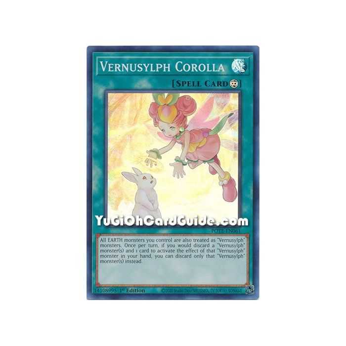 Vernusylph Corolla (Super Rare) – Power of the Elements | Carta YUGIOH en México